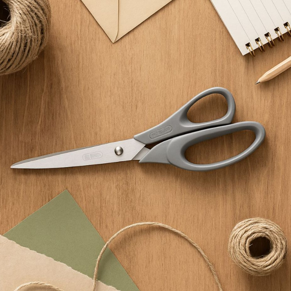 Tesoura Multiuso Aço Inox Cabo Cinza em Oferta na Shopee