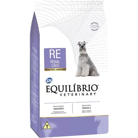 Ração Equilíbrio Veterinary Renal RE Cães 2kg em Oferta na Shopee