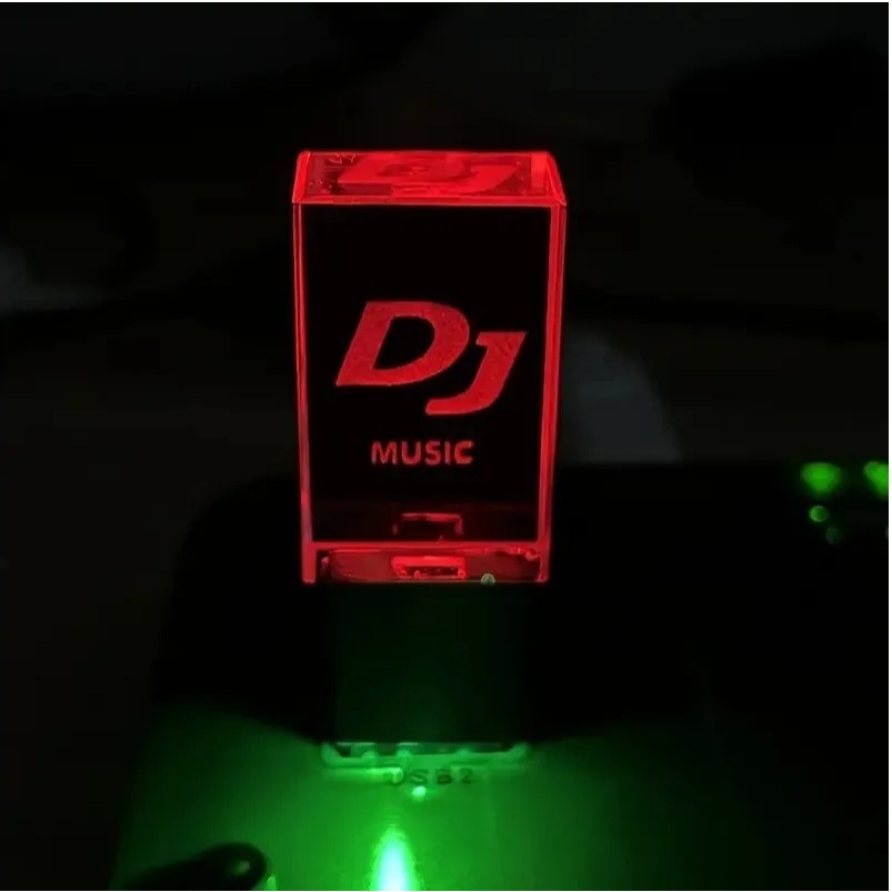 Pen Drive 32gb 3cpizai Estilizado Dj Music Cristal Ultra Usb 2.0 Djs