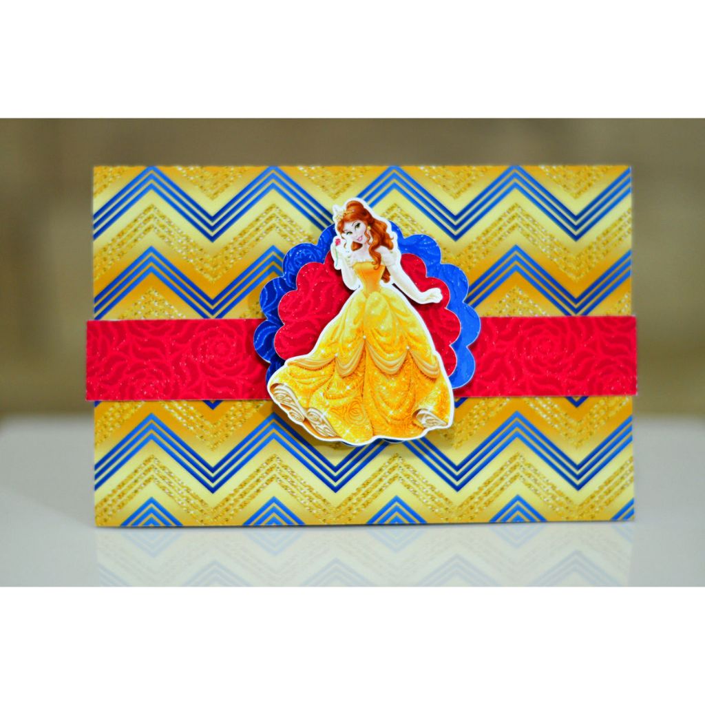 Convite Personalizado A Bela e a Fera/convite festa aniversari /convite A Bela e o Fera/convite para FESTA Menina