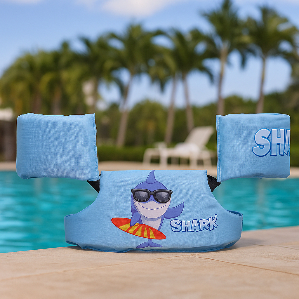 Boia Colete Infantil De Braço Salva Vidas Personagem Baby Shark Natação Piscina Não Fura em Oferta na Shopee