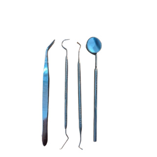 Kit Clínico Básico Aço Inox 4 Peças - Cassiflex em Oferta na Shopee