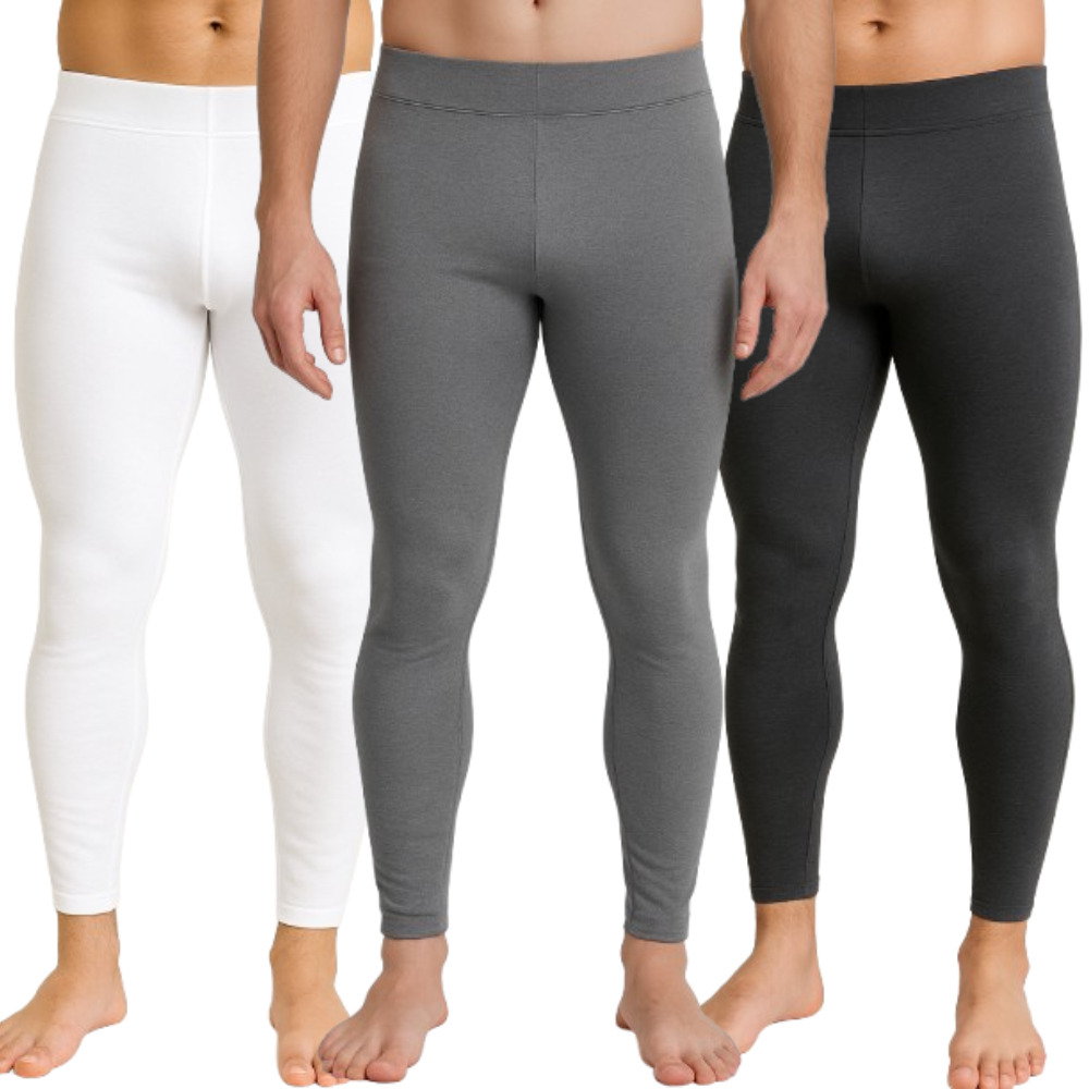Kit 3 Calça Térmica Segunda Pele Masculina Proteção UV Para Esportes Praia Academia Ciclismo