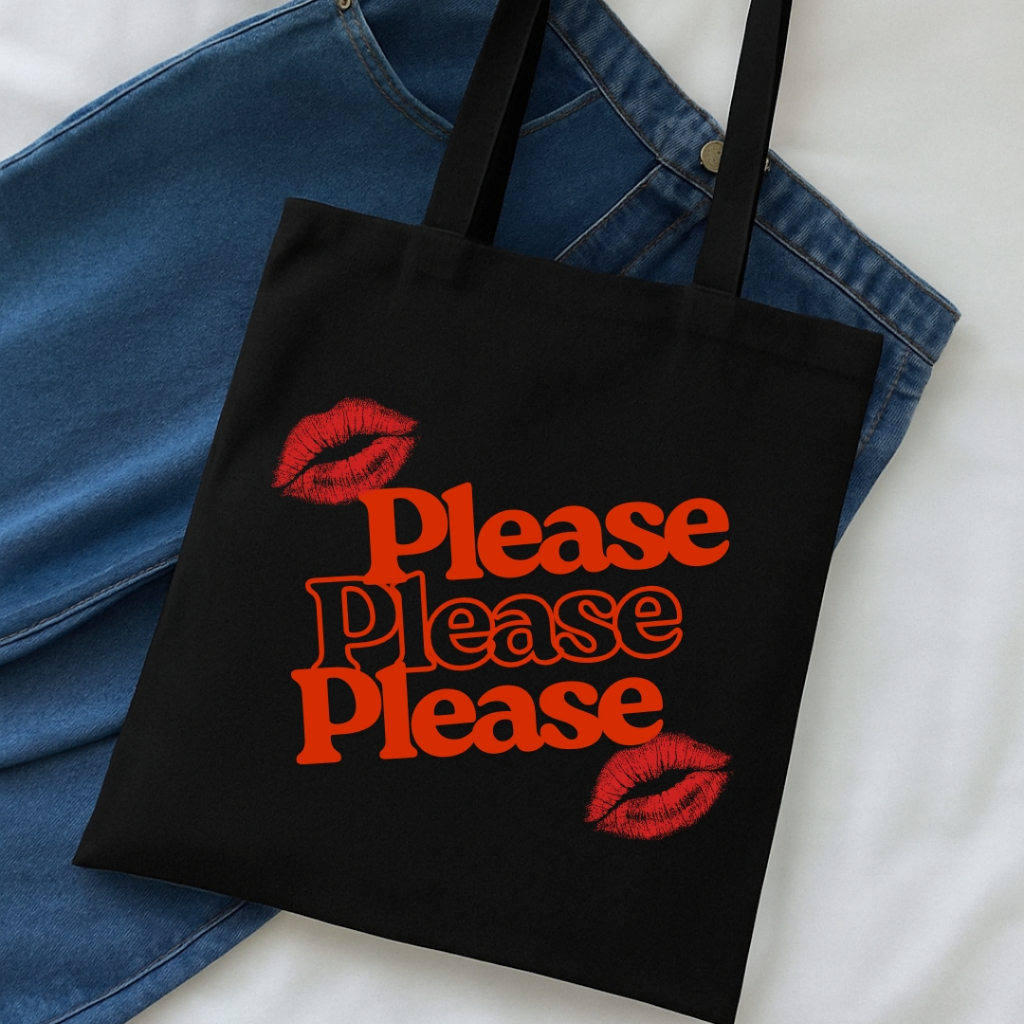 Ecobag Cantora Pop Sabrina Carpenter Short n' Sweet Please Please | Bolsa acessório 100% Algodão lolla 2026
