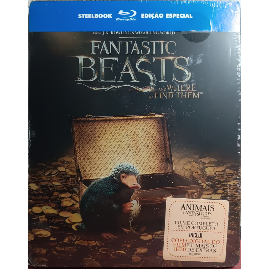 Blu-Ray Disc - Edição Especial Fantastic Beastsand Where to Find Them (Lacrado)