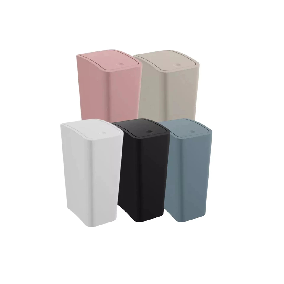 Lixeira Para Banheiro com Tampa Click 8 Litros Astra em Oferta na Shopee