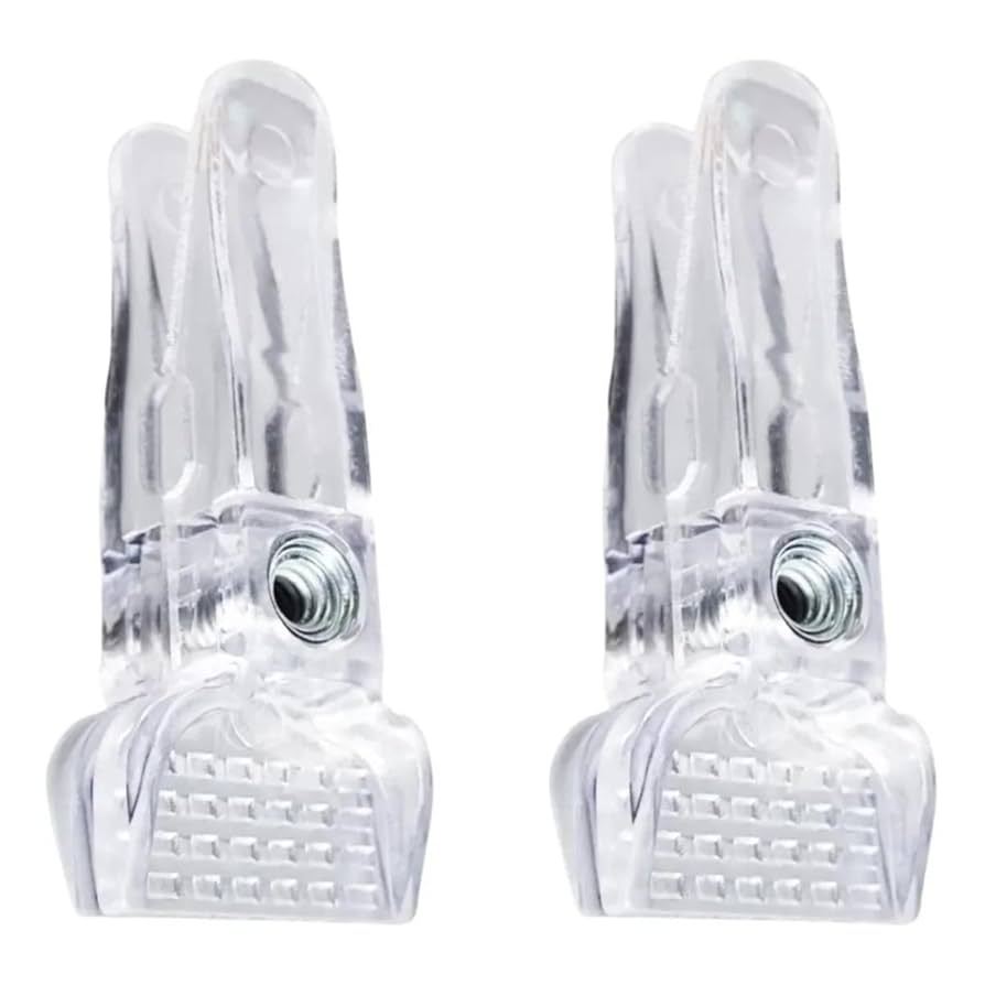 Presilhas Acrilico Transparente para cabides 1 linha Kit com 50 em Oferta na Shopee