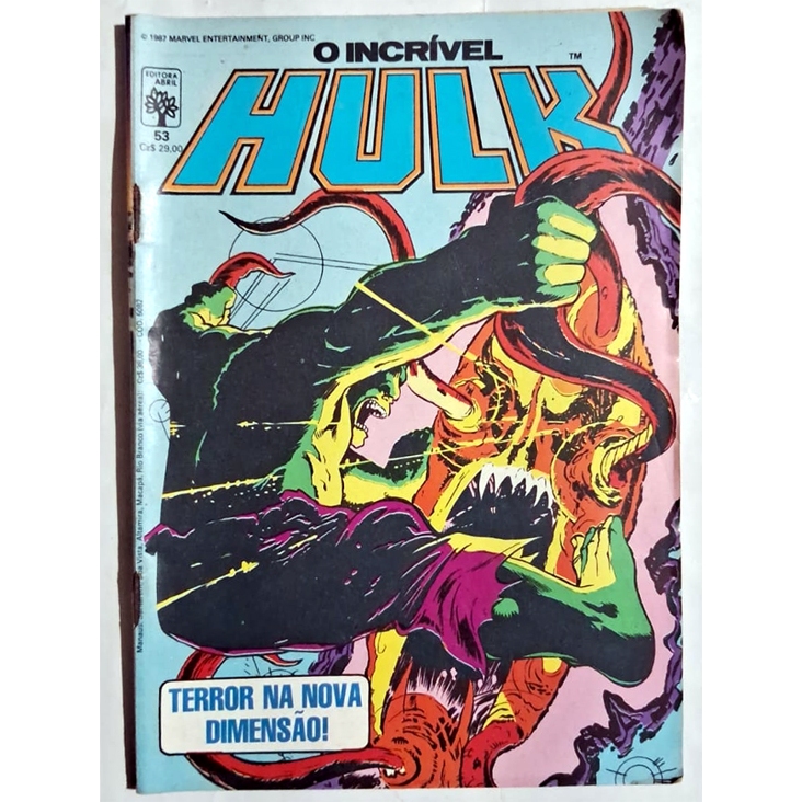 O Incrível Hulk 53 Coisa Rom Doutor Estranho Quarteto Fantástico Ultron Mística Vampira Pyro Blob Marvel Formatinho
