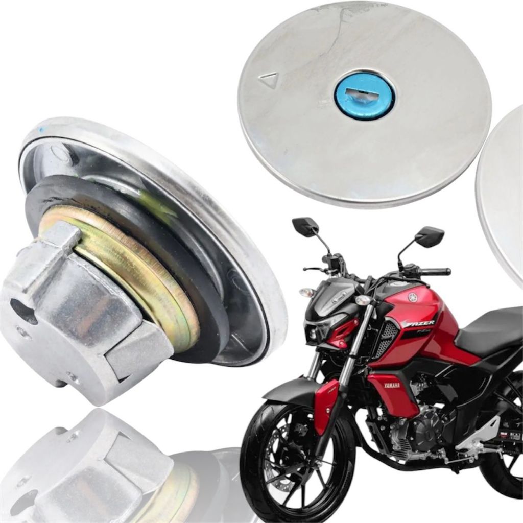 Tampa Tanque Gasolina Yamaha Fz15 Fazer Fz-15 Prateado