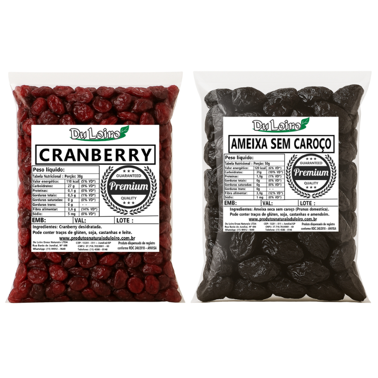 Kit Cranberry + Ameixa Premium – Escolha o Tamanho Ideal