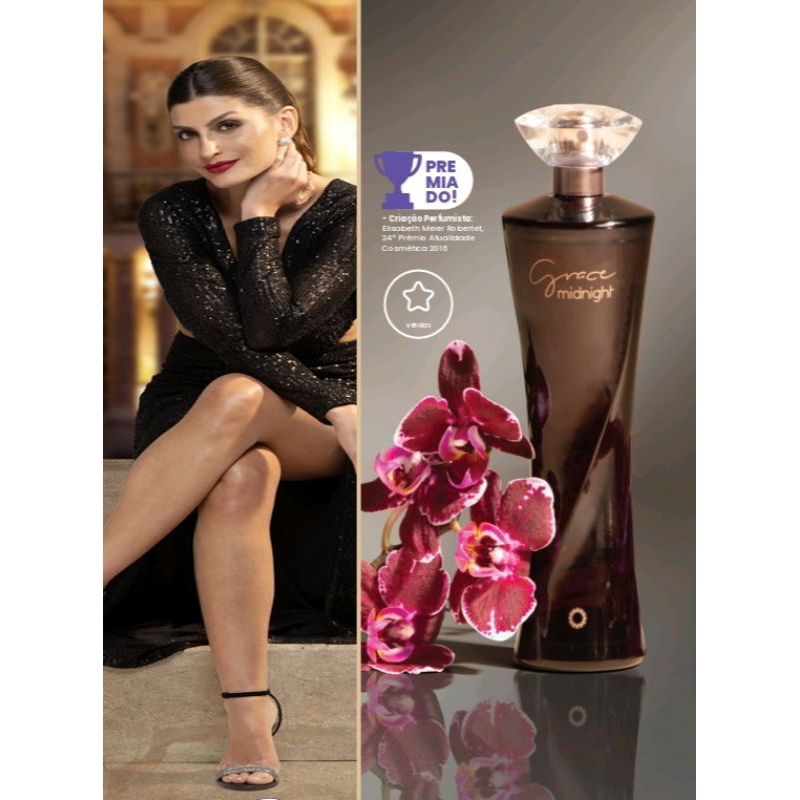 Perfume Feminino Grace Midnight – Hinode – Fragrância Sofisticada e Duradoura