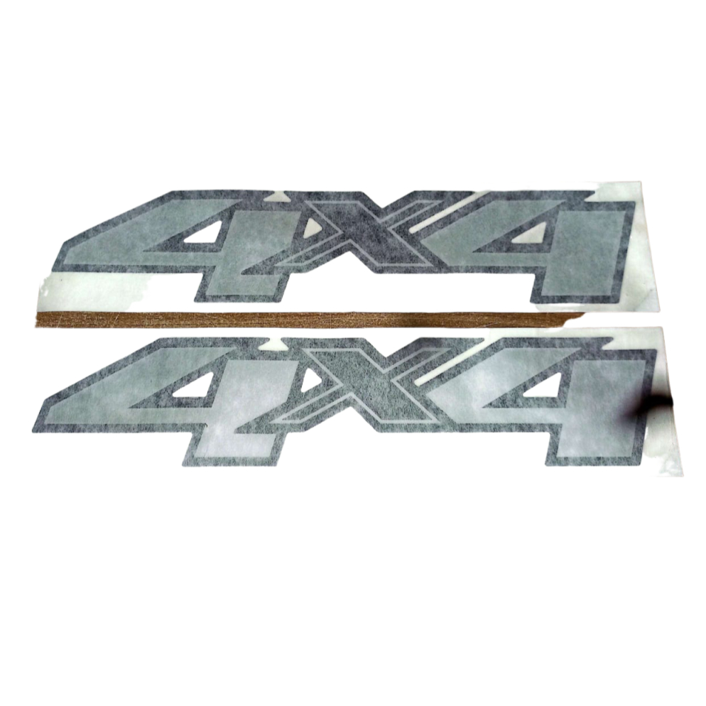 PAR EMBLEMA ADESIVO 4X4 LATERAL CAÇAMBA S-10 2012/2019 (ORIGINAIS) 25798301