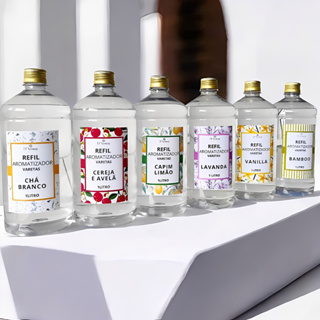 Refil difusor de ambientes e varetas 1 litro varios aromas em Oferta na Shopee