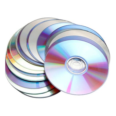 Lote com 100 Cds Usados Sem Capa Para Artesanato Decoração