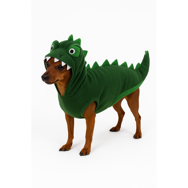 Fantasia de Dinossauro para Cães – Roupa Pet Divertida e Confortável em Oferta na Shopee