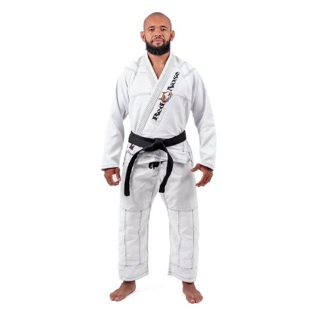 Kimono Branco Jiu Jitsu Pro/treino Red Nose Adulto em Oferta na Shopee