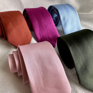 02 Gravata Masculina Slim Diversas Cores Padrinho Casamento em Oferta na Shopee