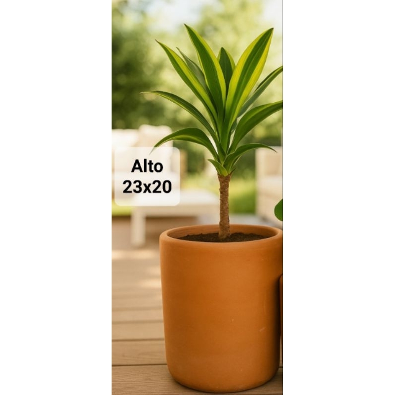 Vaso de Barro Cilíndrico – Modelo Alto e Baixo