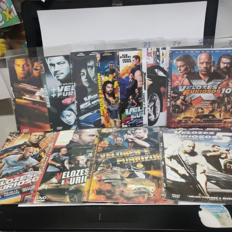 dvd velozes e furiosos 11 dvds completo raridade em Oferta na Shopee