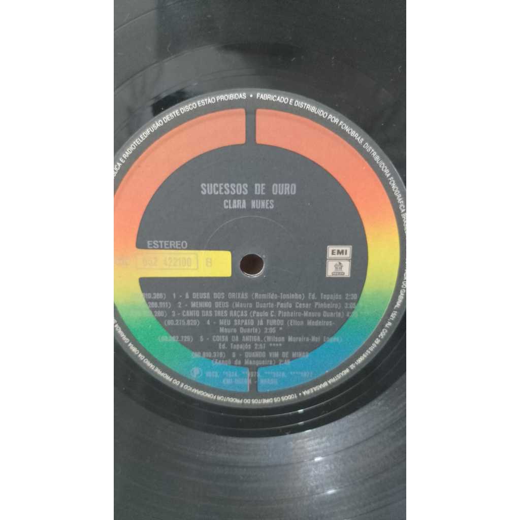 DISCO VINIL- CLARA NUNES- 1973- SUCESSOS DE OURO- RARIDADE