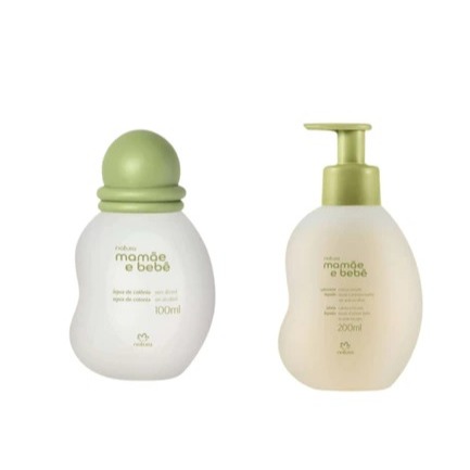 KIT Colônia (100ML) + Sabonete Líquido (200ML) Mamãe e Bebê - NATURA