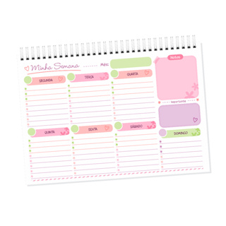 Planner Semanal Cute – 52 Folhas para se Organizar em Oferta na Shopee