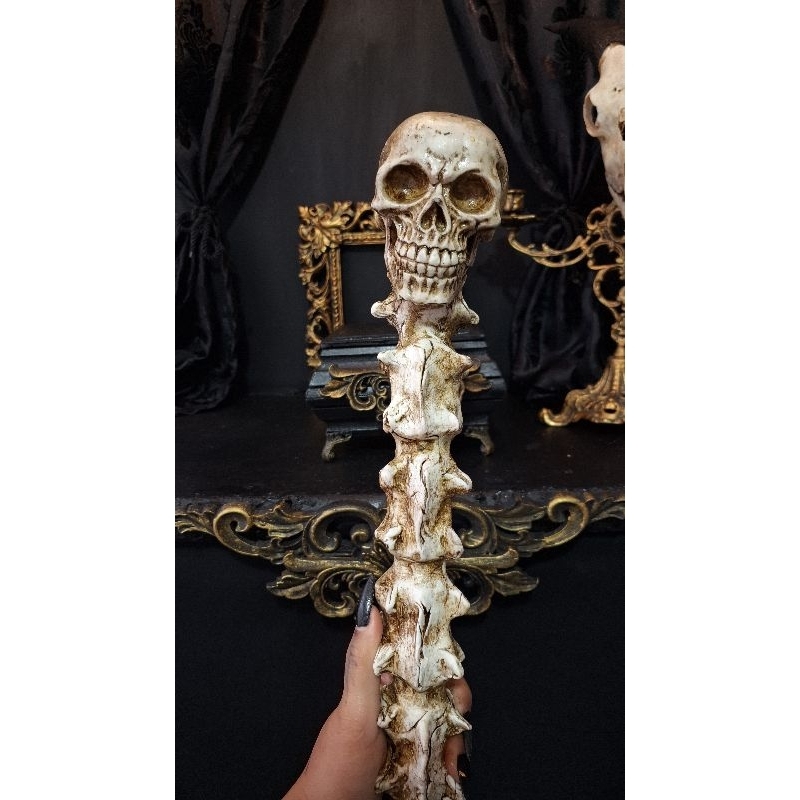 BENGALA EXU INQUEBRÁVEL CAVEIRA TATA CAVEIRA INQUEBRÁVEL
