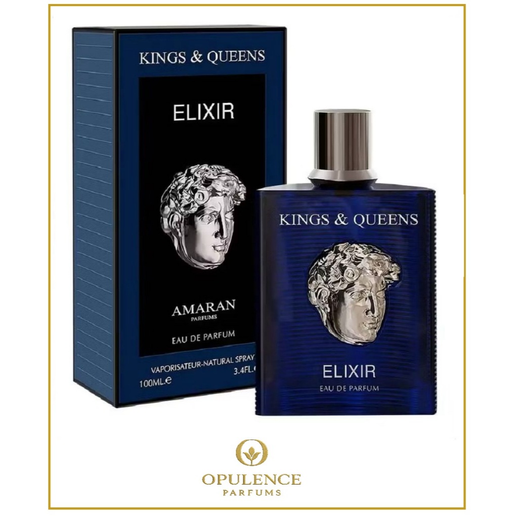 Perfume Kings & Queens Elxir Eau de Parfum 100ml Masculino | Perfume Árabe Original Importado