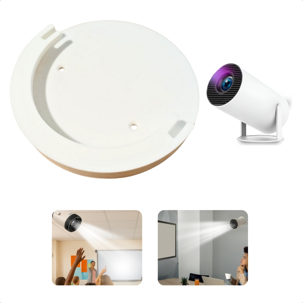 Suporte Projetor HY300 Parede Teto Ajustável Seguro Estável Apresentação Sala Escritório em Oferta na Shopee