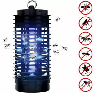 Armadilha Elétrica Mata Mosquito Mosca Traça com Choque Luz UV Bivolt Portátil em Oferta na Shopee