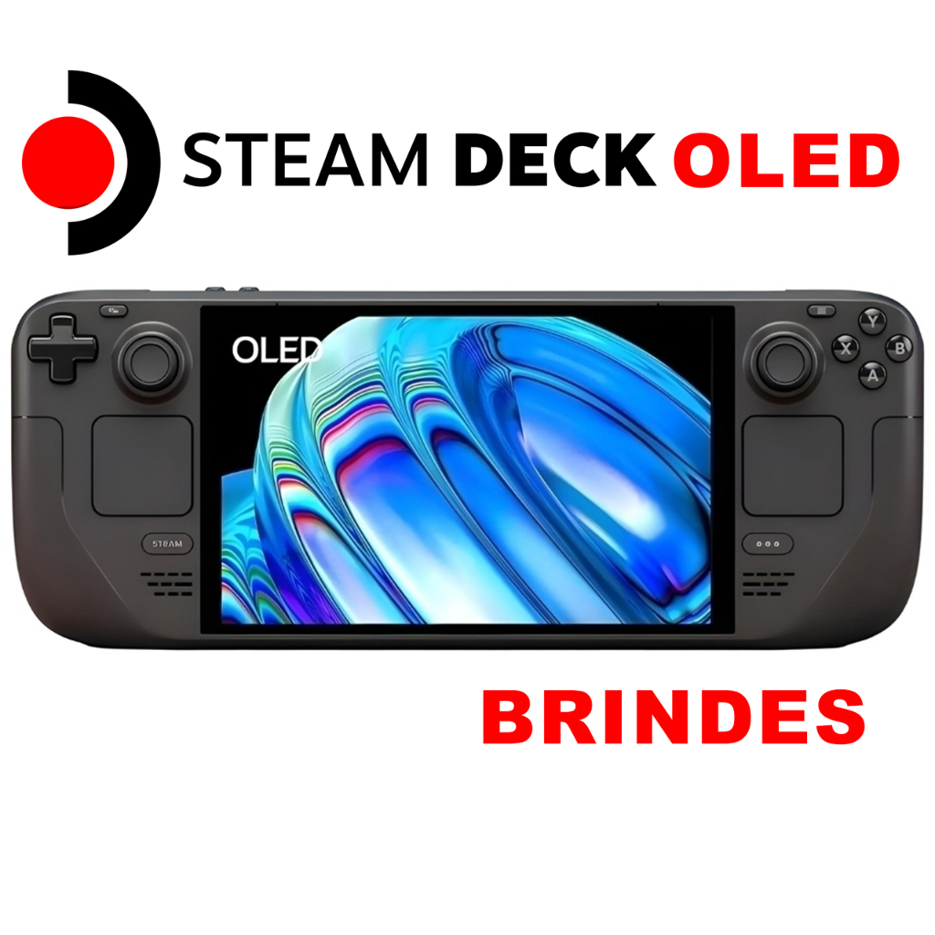 Steam Deck OLED portátil, HDR 90 Hz | Shopee Brasil