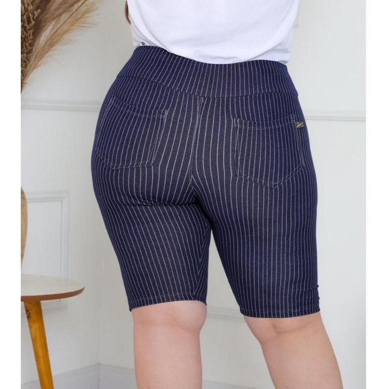 BERMUDAS PLUS SIZE MALHA IMITAÇÃO DE JEANS G1 G2 G3 ATE O JOELHO em Oferta na Shopee
