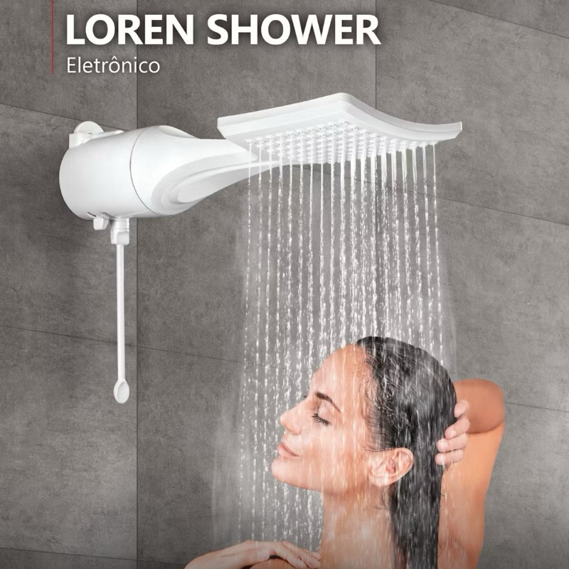 Chuveiro Elétrico Loren Shower Eletrônico Ducha Lorenzetti 220V 7500W