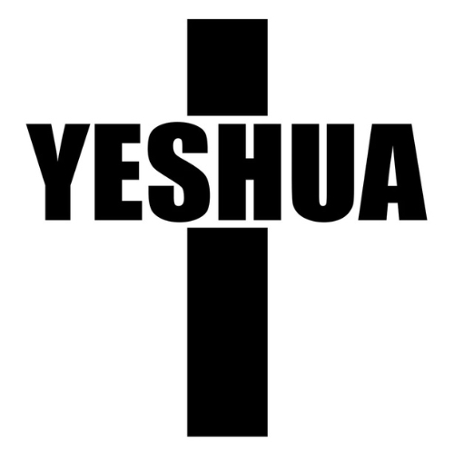 Adesivo Religioso Yeshua Cruz Cristã Gospel - para Carro Notebook Parede - Vinil Durável
