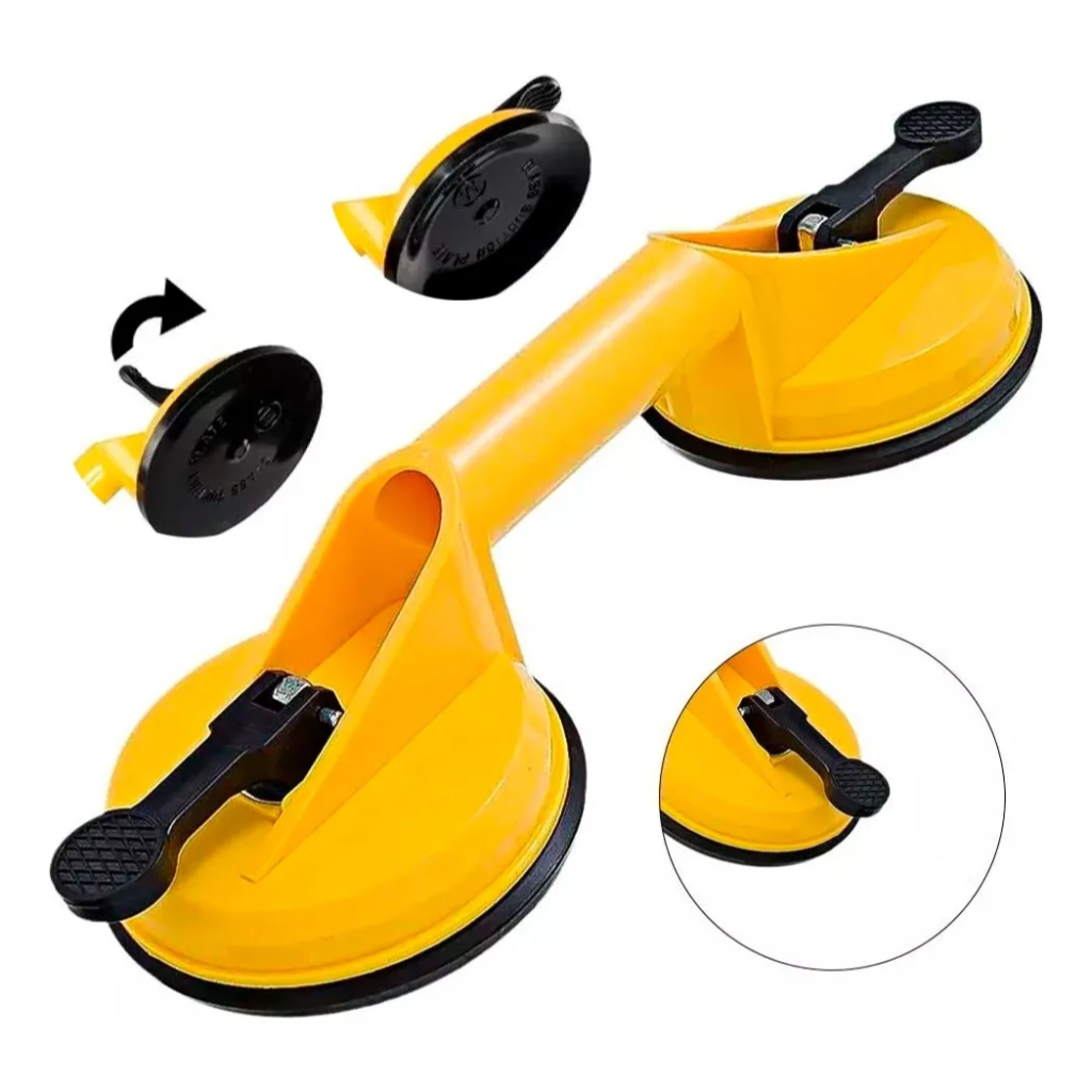 Ventosa Dupla 80kg em ABS com Borracha de Sucção – Titanium Platina Profissional em Oferta na Shopee