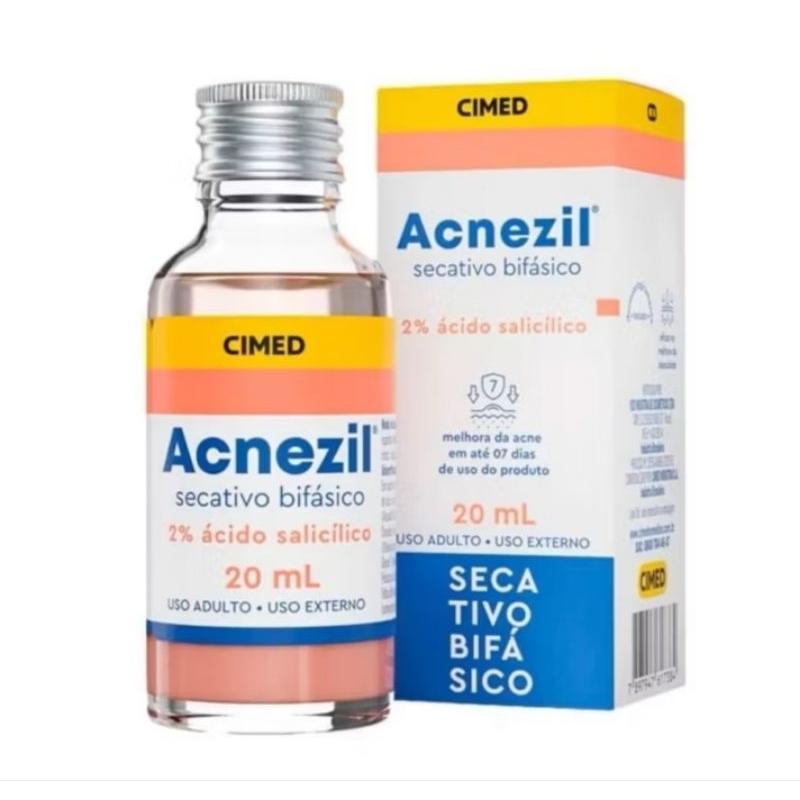 Kit Acnezil e Secativo Bifásico Cimed Acnezil 20mL