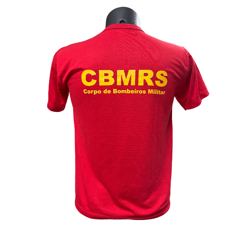 Camiseta Bombeiro Militar Rio Grande do Sul - Modelo antigo
