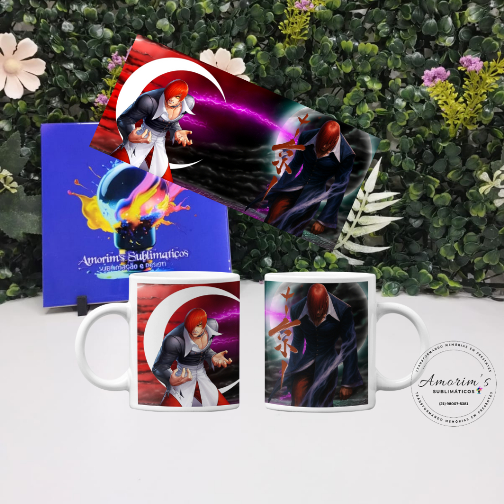 Caneca Personalizada The King Of Fighters  Iori Yagami