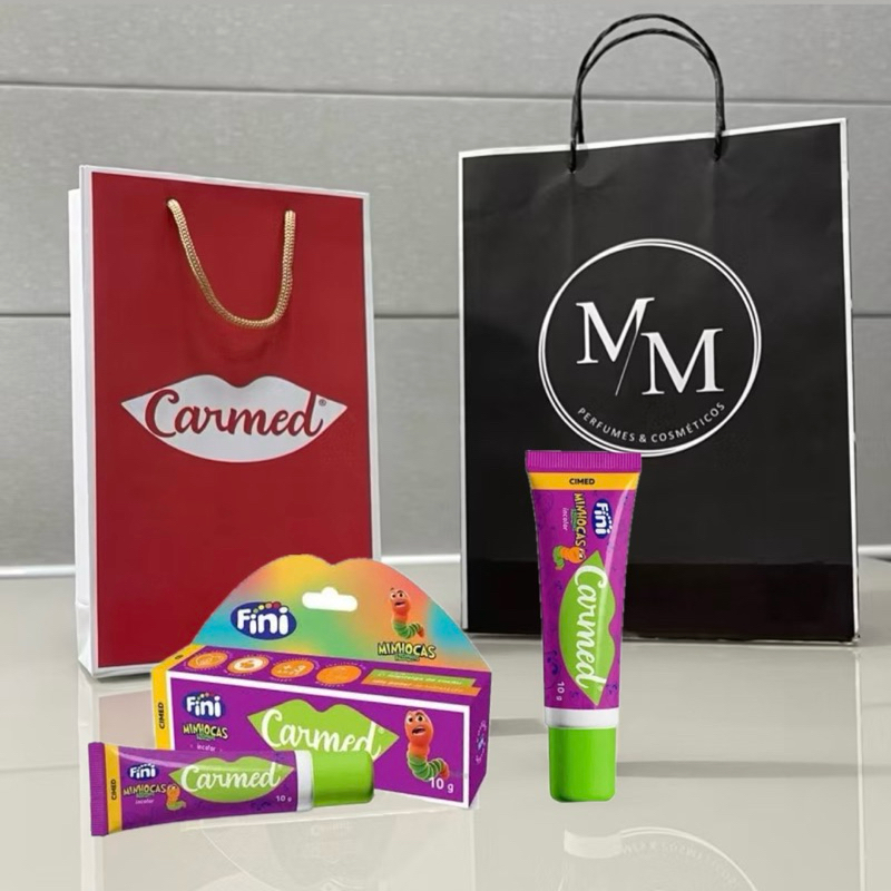 Carmed Hidratante Labial Balm Minhocas Azedinhas Incolor Cimed 10g 1 Unidade