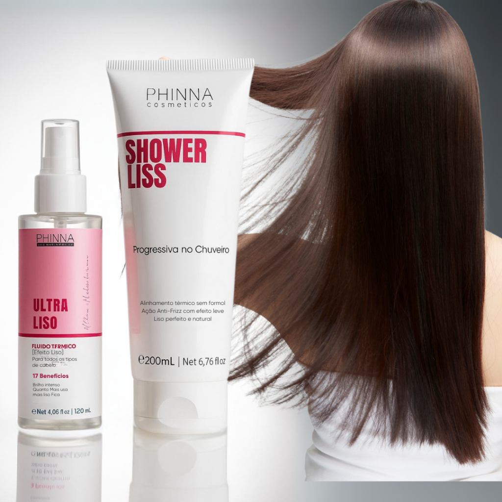 Liso Magico Protetor térmico Ultra Liso com Progressiva no Chuveiro Shower Liss