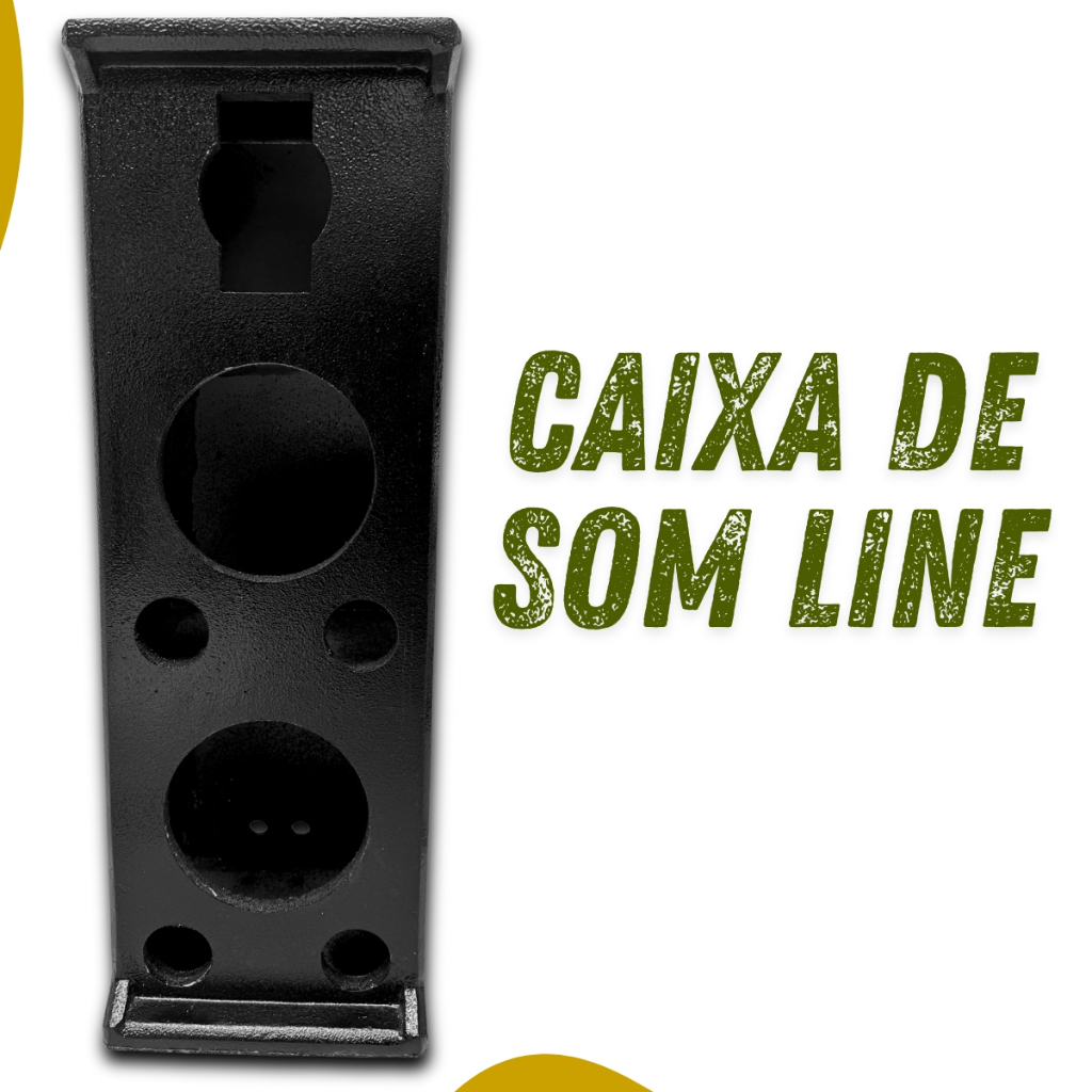 Caixa de som Line Hurra Para Alto Falante de 6 Polegadas Evento, Banda, Igreja, Escola e Bar Caixa Vazia