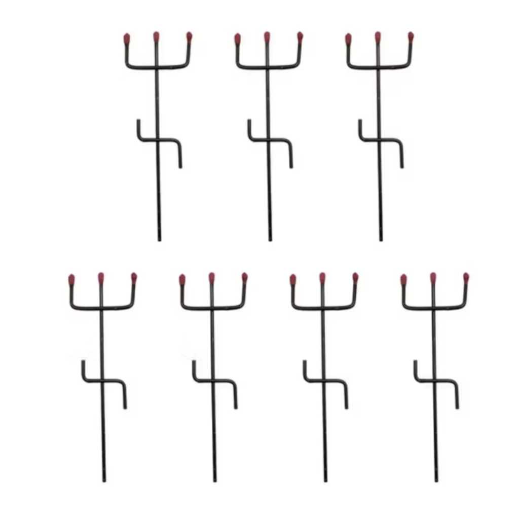 Kit de 7 garfo ferro sem base para assentamento Exu  e Pomba Gira 20cm e 30cm Umbanda Candomblé
