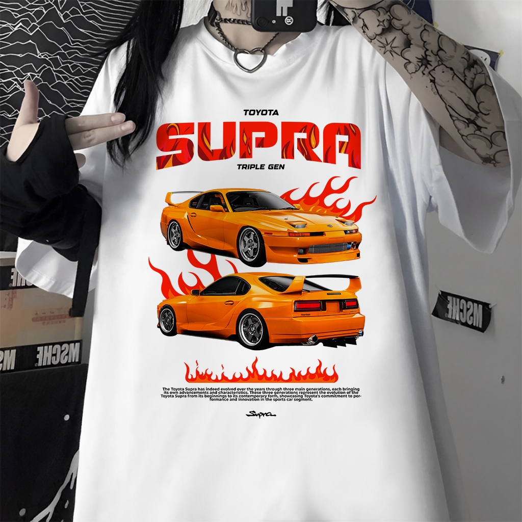 Camiseta T-Shirt Babylook ou Unissex JDM Toyota Supra 2
