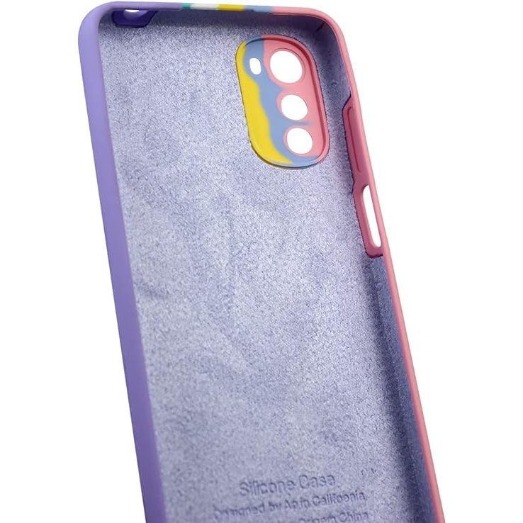 Capa arco íris case colorida Motorola G23 G13 E32 G22 G62 G32 E7 E6S E6i G53 E20 E30 E40 G10 G20 G30 G9 POWER ONE FUSION