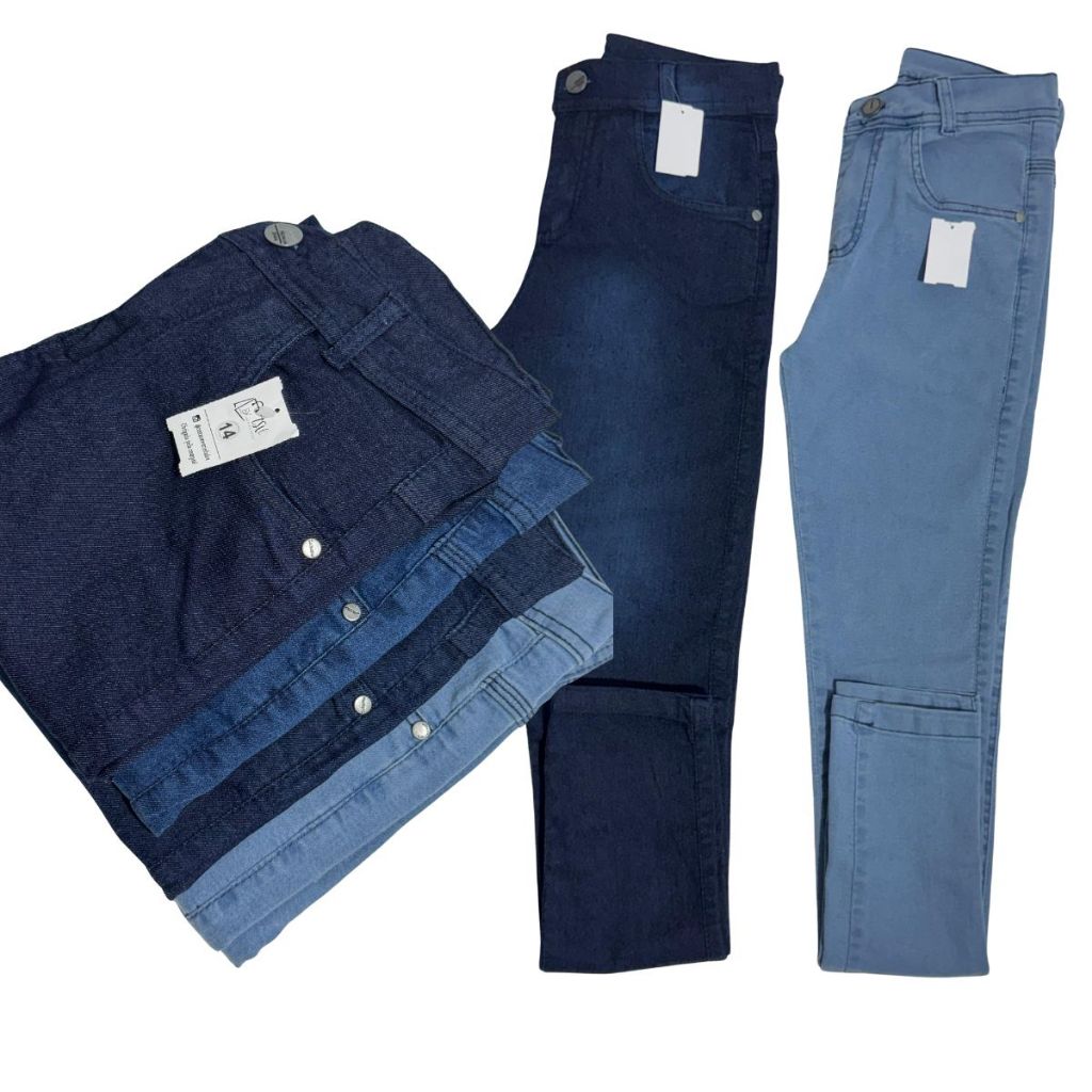 Kit 2 Calça jeans e sarja infantil menino 8 ao 16 Anos promoção excelente qualidade!