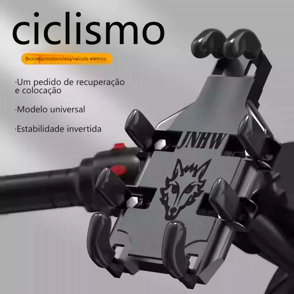 Suporte para celular com braços octopus: anti-vibração, fixa firmemente – especializado para moto e bicicleta, essencial em Oferta na Shopee