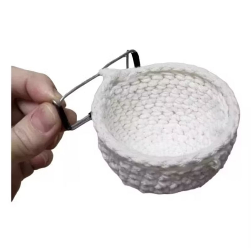 KIT 4 NINHOS DE CROCHÉ PARA TARIM, PINTASSILGO, CURIÓ