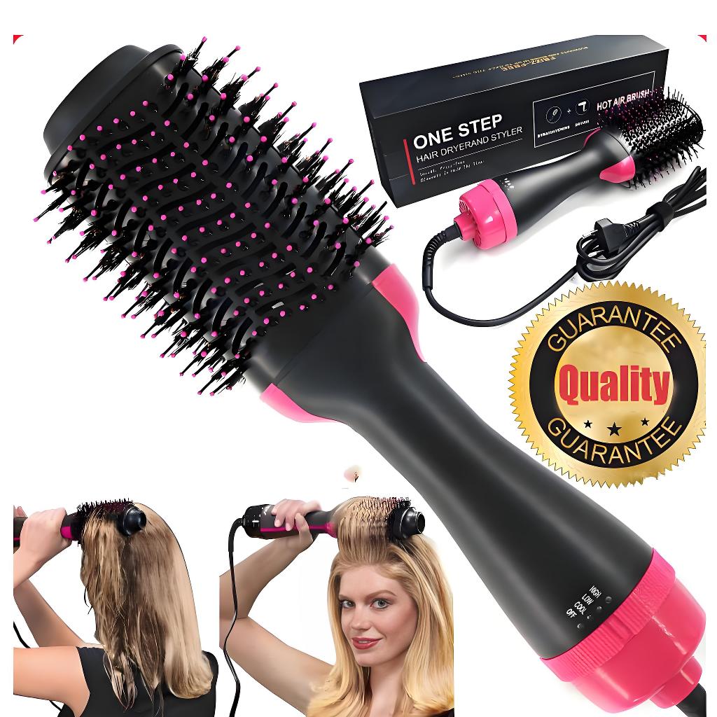 Escova Secadora Secadora Profissional 4 em 1 110V 1000W – Alisa, Modela, Dá Volume e Seca com Eficiência Total