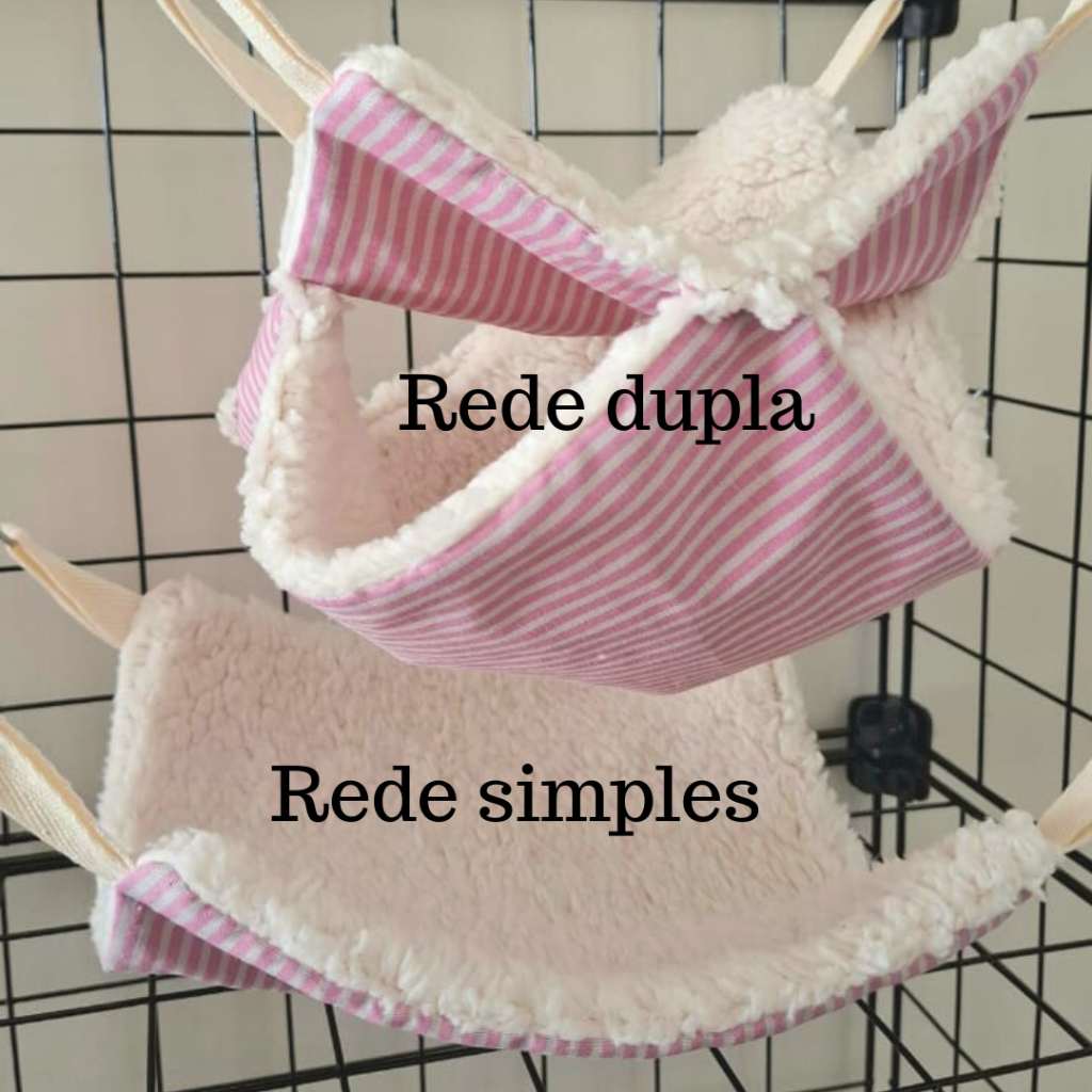 Kit com 2 redes de descanso para rato twister e outros roedores, Pet, enxoval para rato