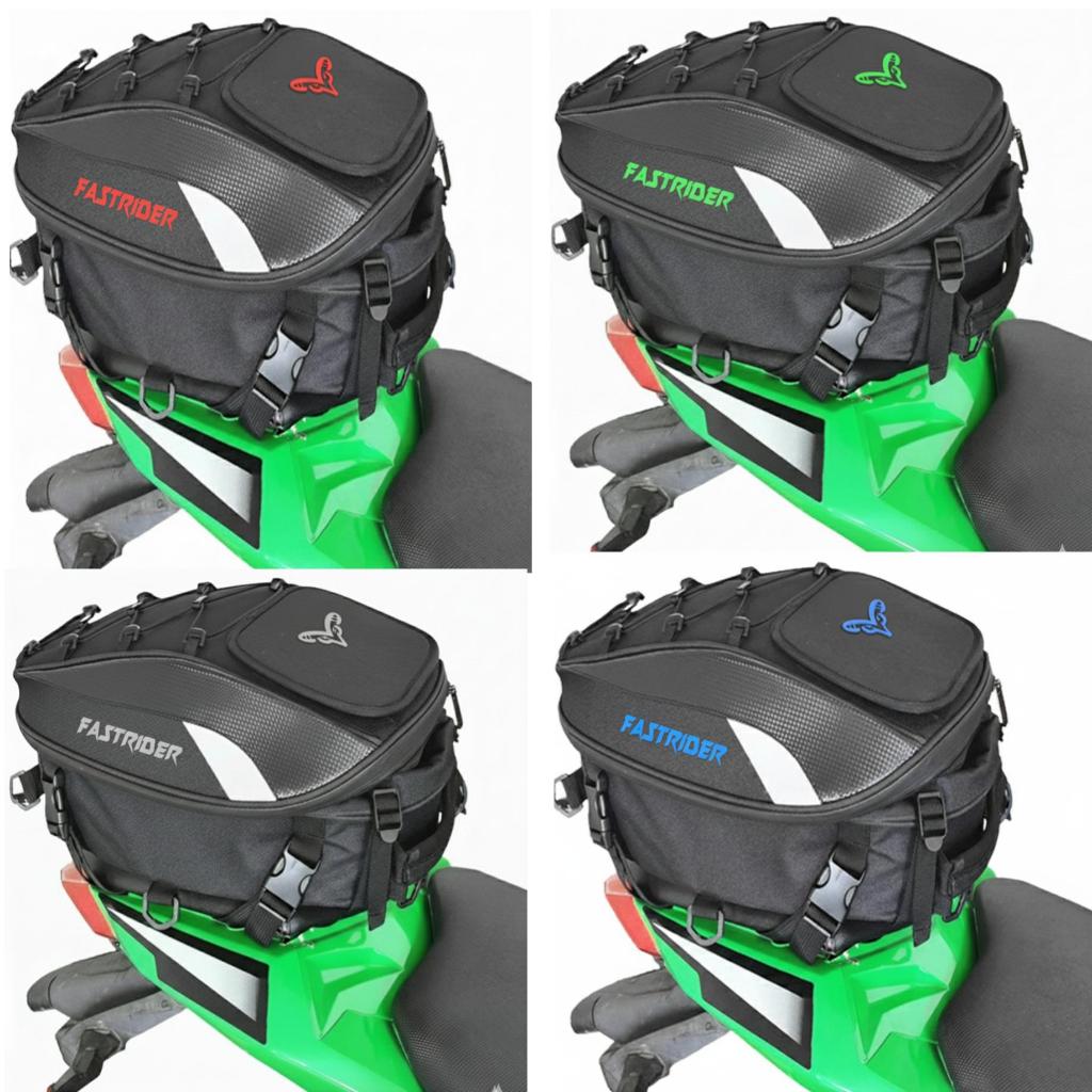 Mochila Baú 2 Em 1 Bagageiro Moto E Costa 37 L Com Capa Proteção Expansível Motocicleta